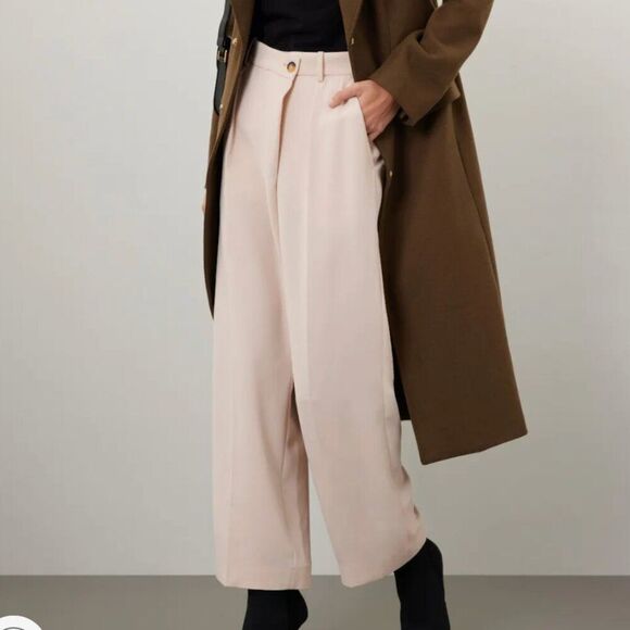 BA&SH Shen off-white trouser pants size 40 size 8 EUC - Picture 4 of 13